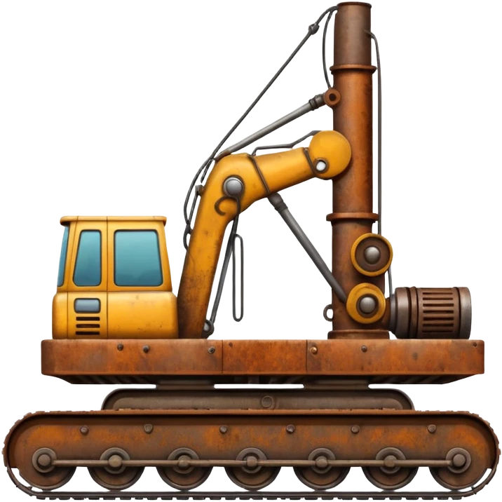 generate a drill machine on tracks emoji