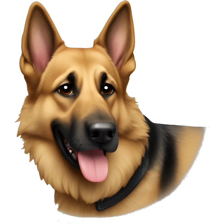 berger allemand couleur sable emoji