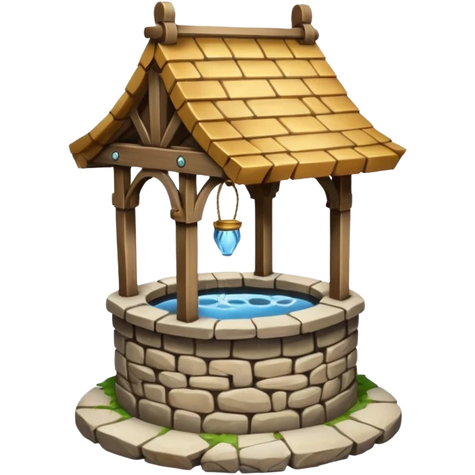 Wishing well emoji