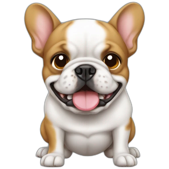 french buldog pee emoji