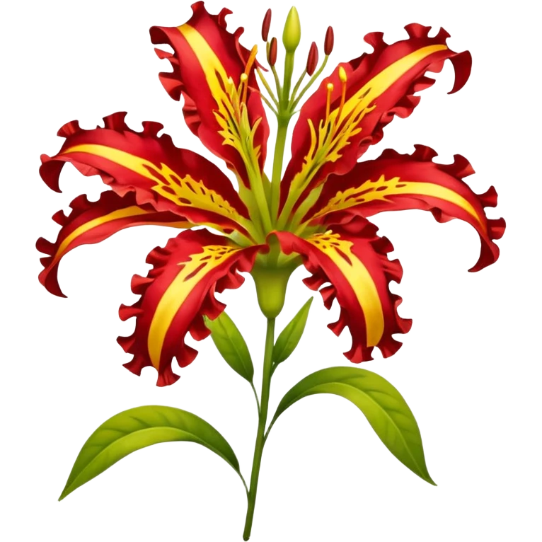Gloriosa lily emoji