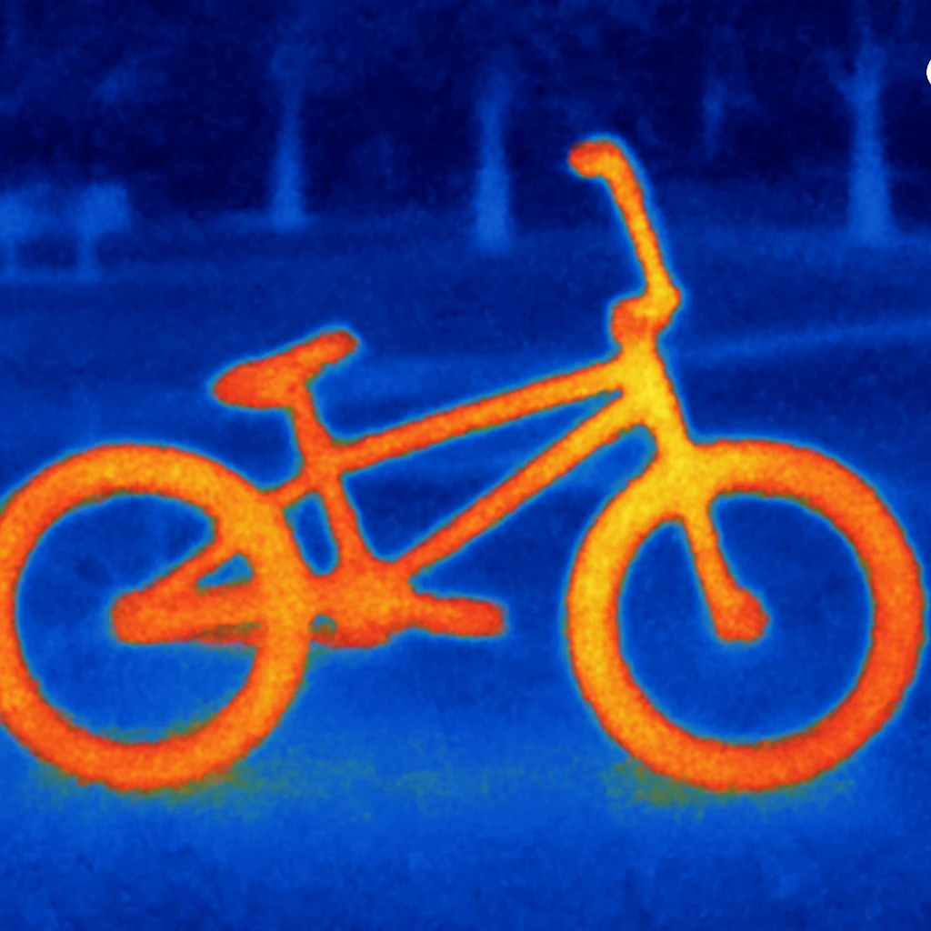 BMX bike in a park emoji