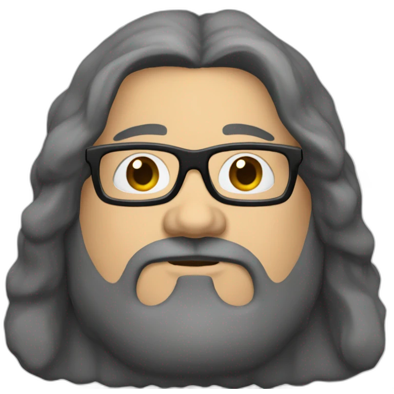 white-40-year-old-fat-man-with-very-long-black-hair-brown-eyes-blue-glasses-and-no-beard. emoji