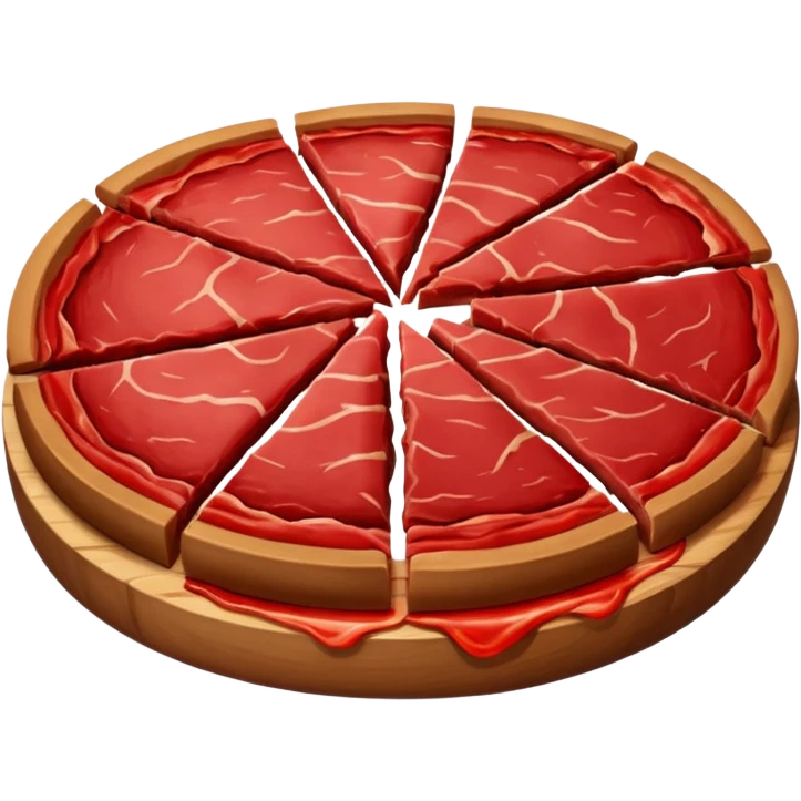 round meat slice emoji