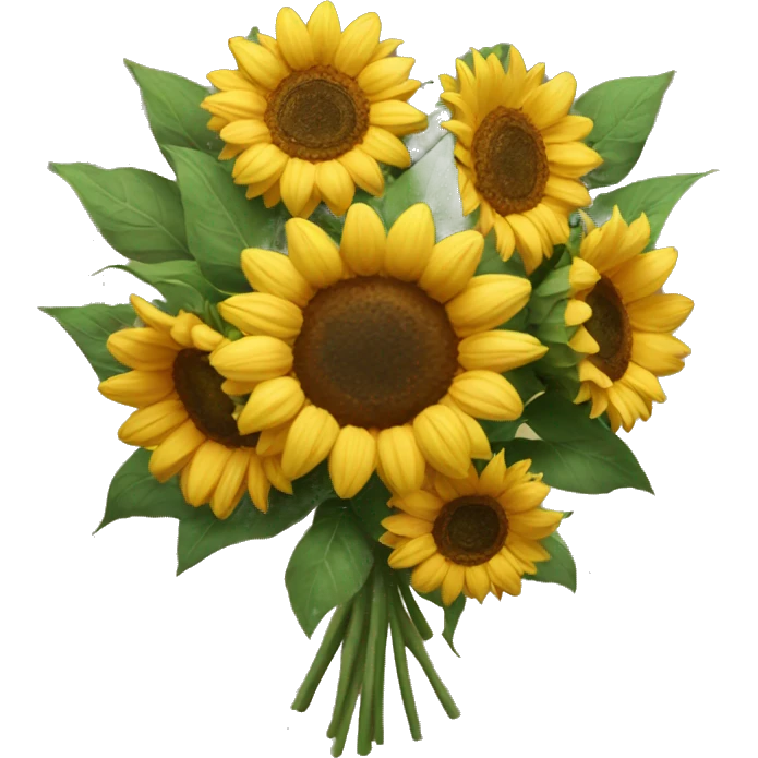 sunflower bouquet emoji