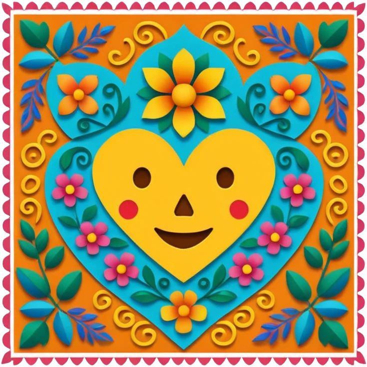 Papel picado emoji