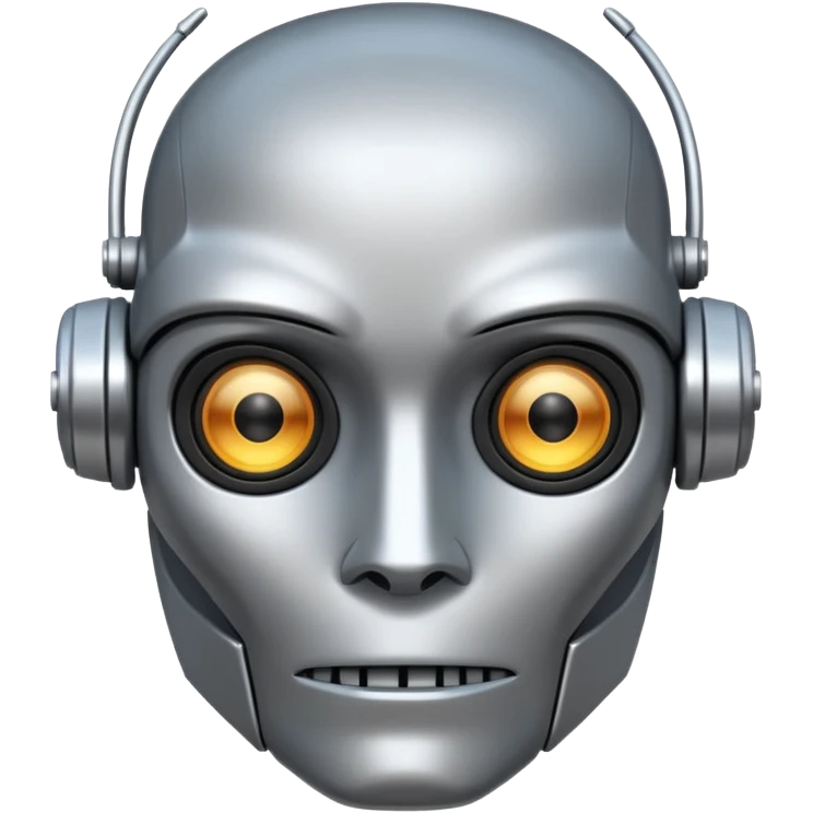 robot thinking emoji