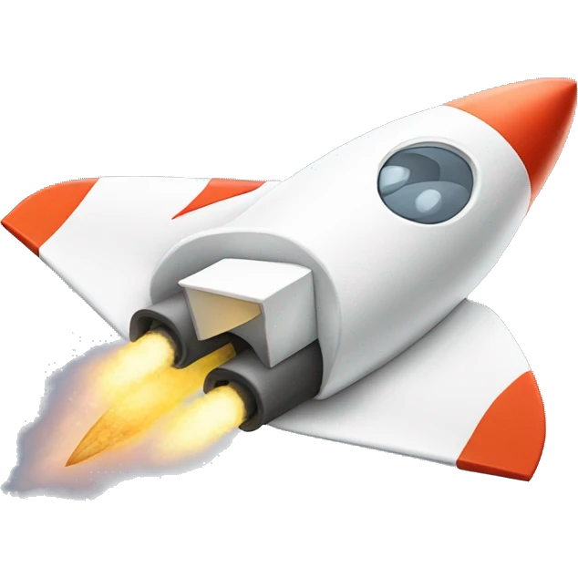 rocket ship money emoji