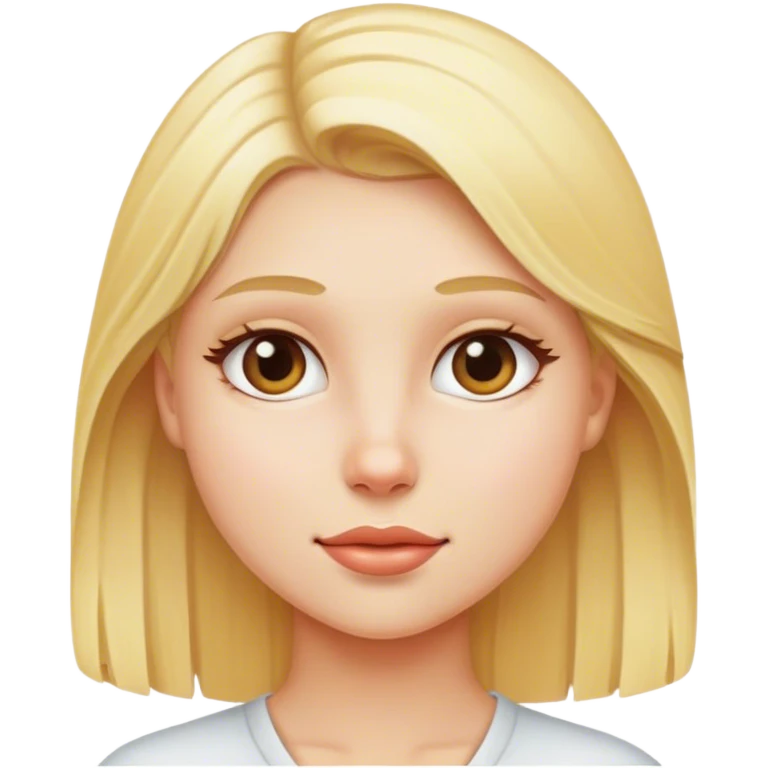 Blond girl emoji