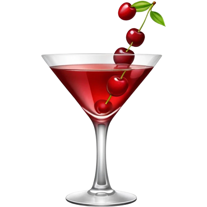 Mach mir einen Cherry Manhattan Cocktail mit wenig Kirschen emoji