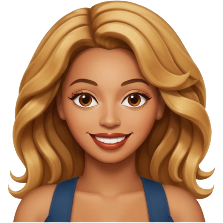 Beyonce just her face emoji