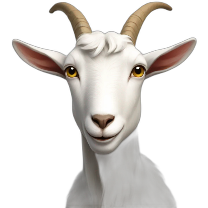 Real goat emoji