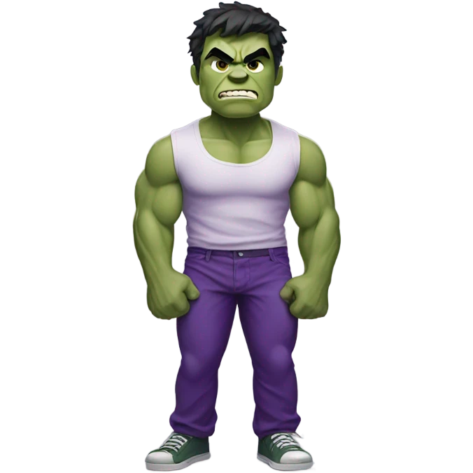 hulk in purple pants  emoji