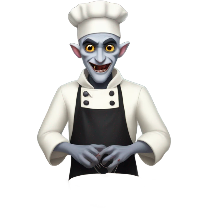 nosferatu baking a cake emoji