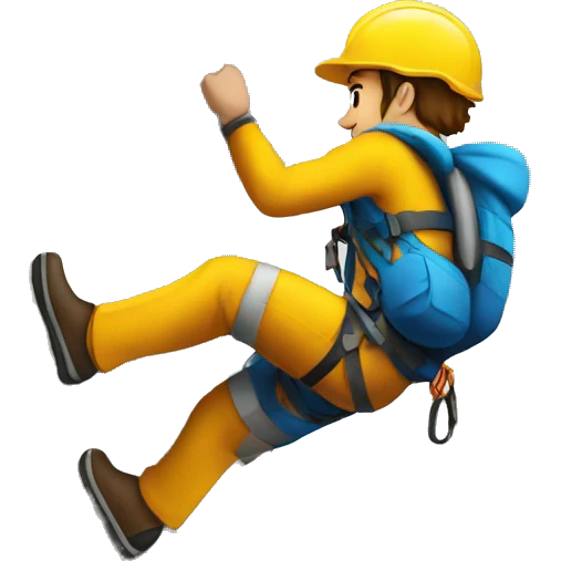 wall climber emoji