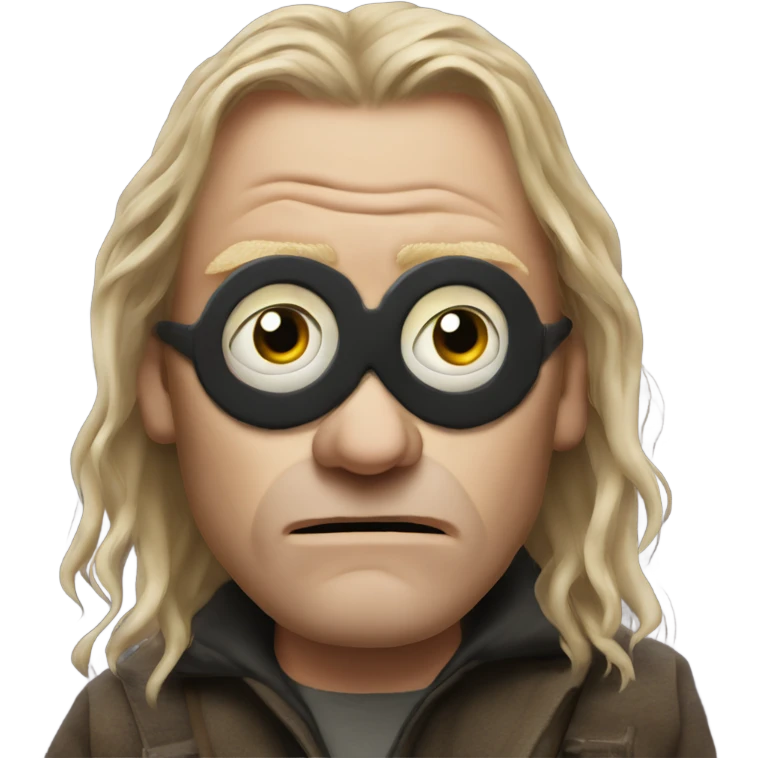 Mad-Eye Moody with a left fake eye emoji