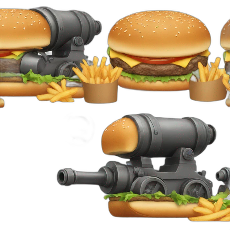 cannon-firing-burger emoji