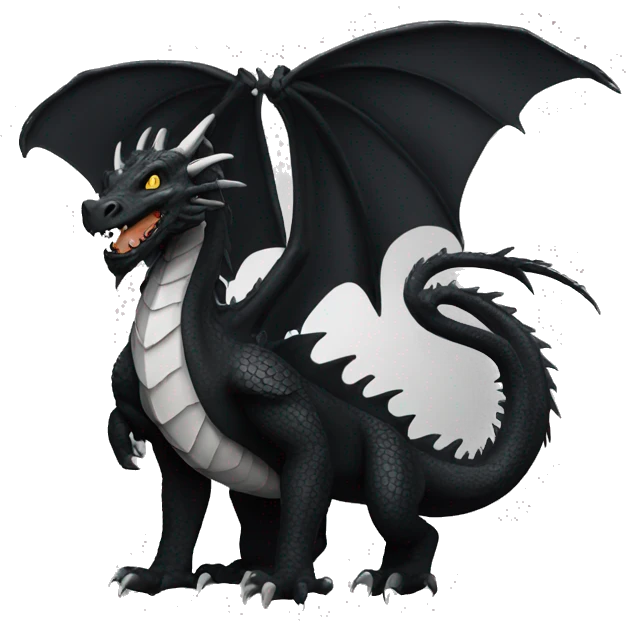 black dragon emoji