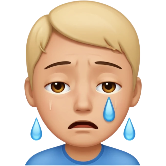 a person crying emoji