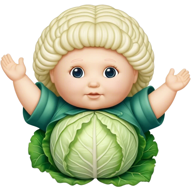 cabbage patch doll emoji