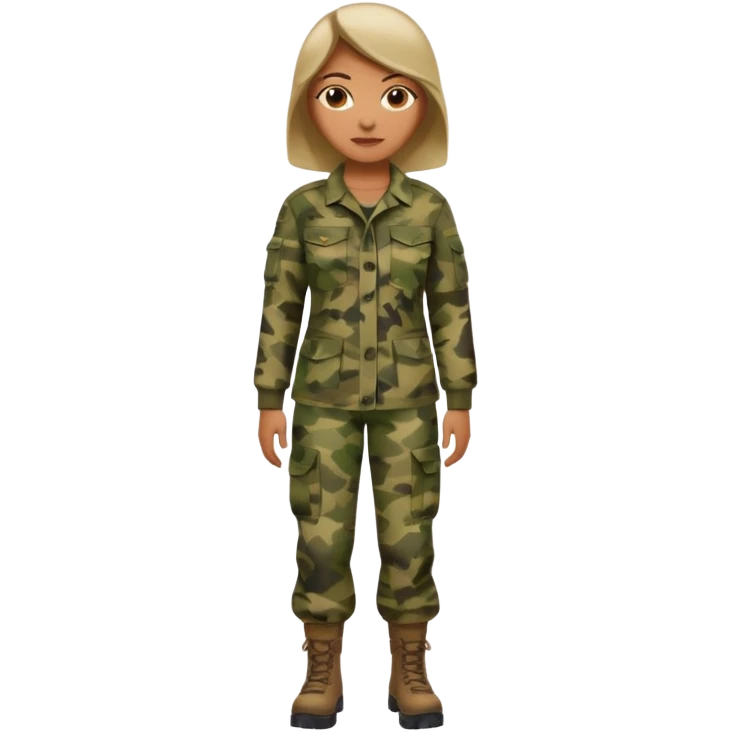 full body camo baddie emoji