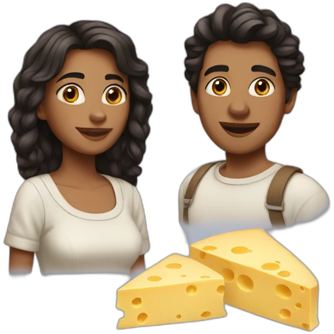 Alina and cheese emoji