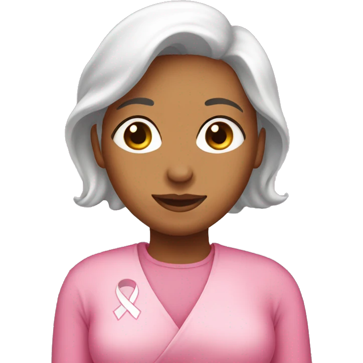 female breast cancer survivor emoji