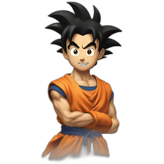 does goku clean nuts? emoji