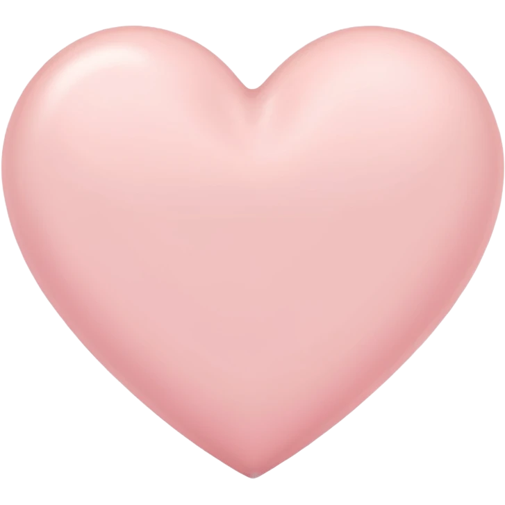 pale pink heart emoji
