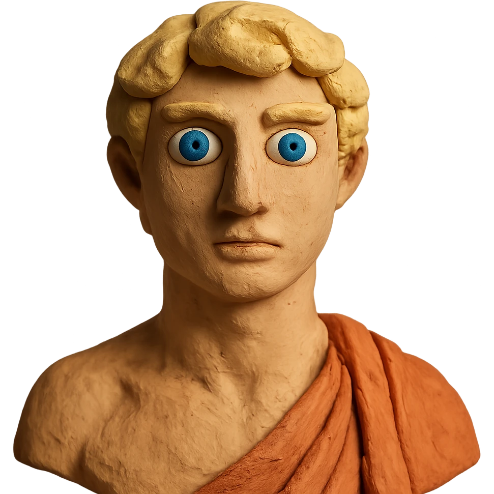 blond David with blue eyes emoji