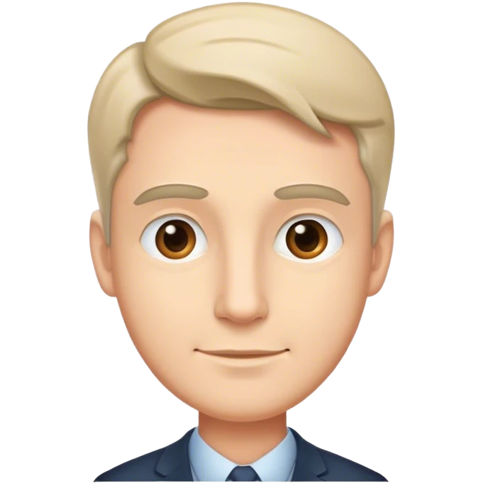 A smart man emoji