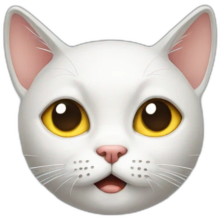 distressed cat emoji