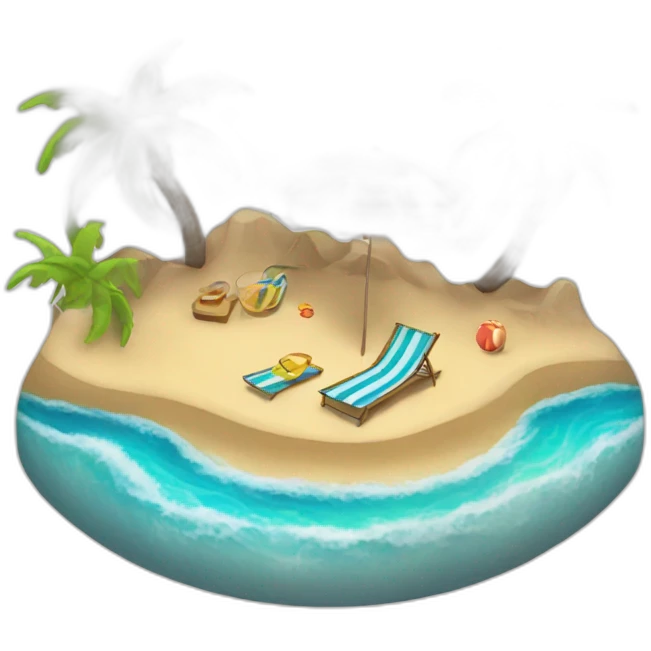 Beach emoji