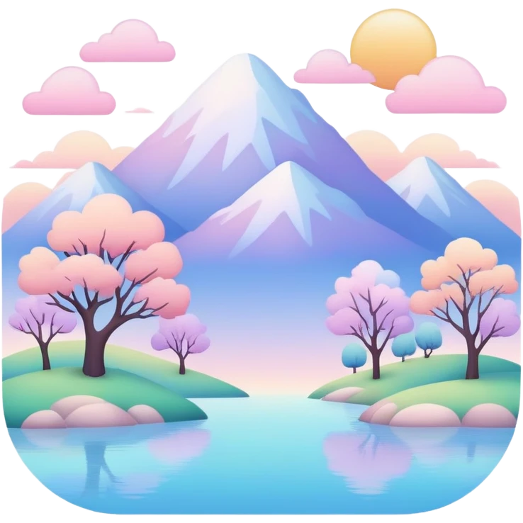 pastel scenery  emoji