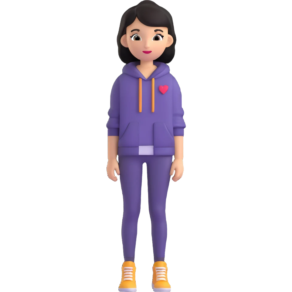 стильная девушка emoji