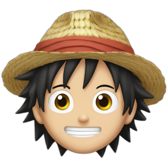 One pièce Luffy emoji