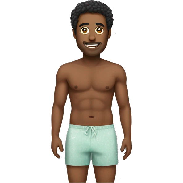 Man in bikini emoji