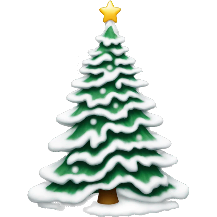 White christmas tree emoji