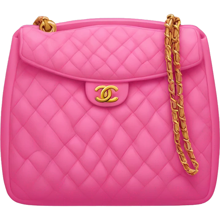 Pink Chanel bag emoji