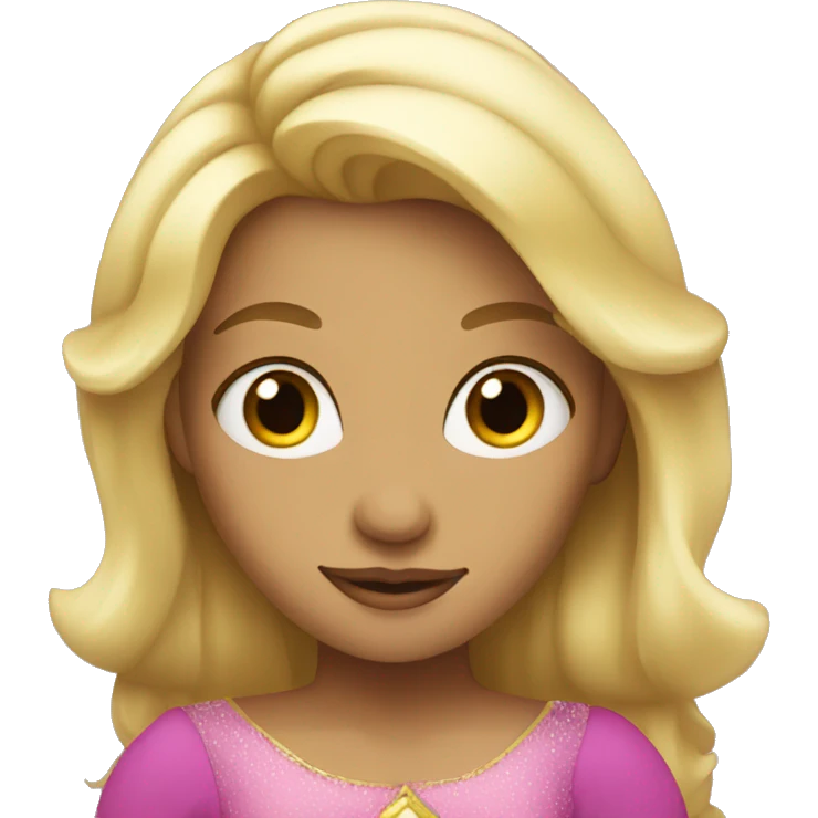 blonde girl princess emoji