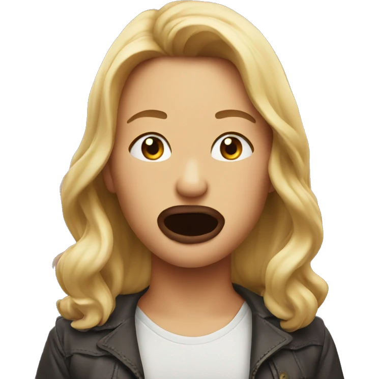 bitting lip emoji emoji
