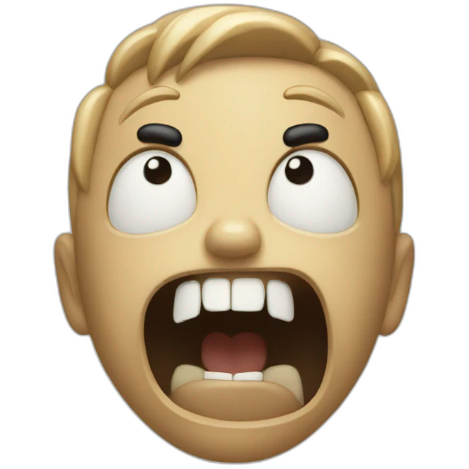 Scream emoji