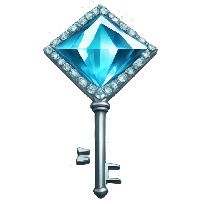 diamond key emoji