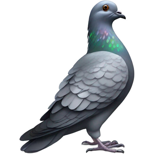 A pigeon in New York emoji