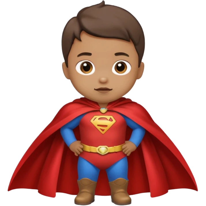 Toddler Batman in capes emoji