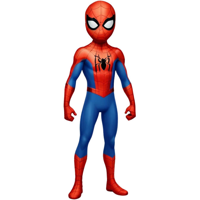 Spider Man standing emoji