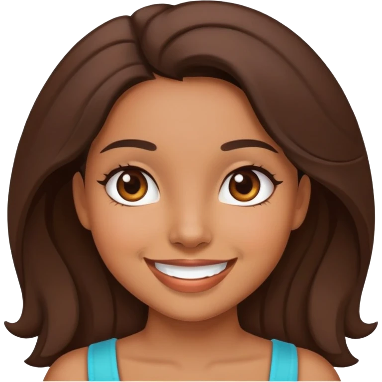 Cute Latina girl emoji
