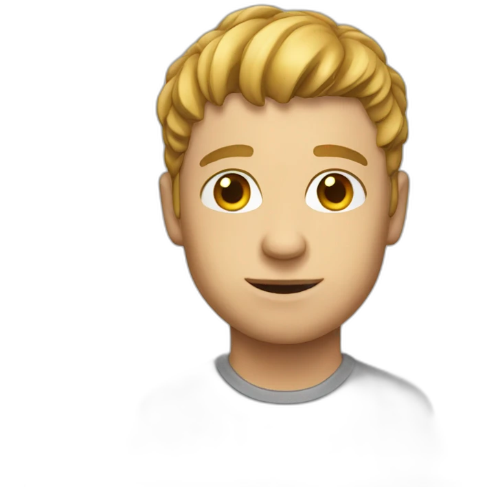 guy having a emoji