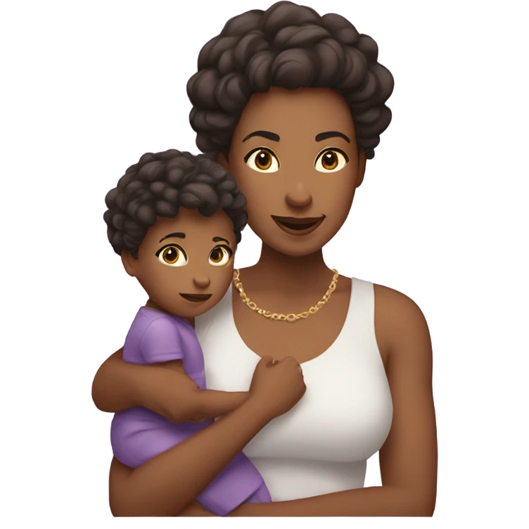 mama a girl behind YOU💜 emoji