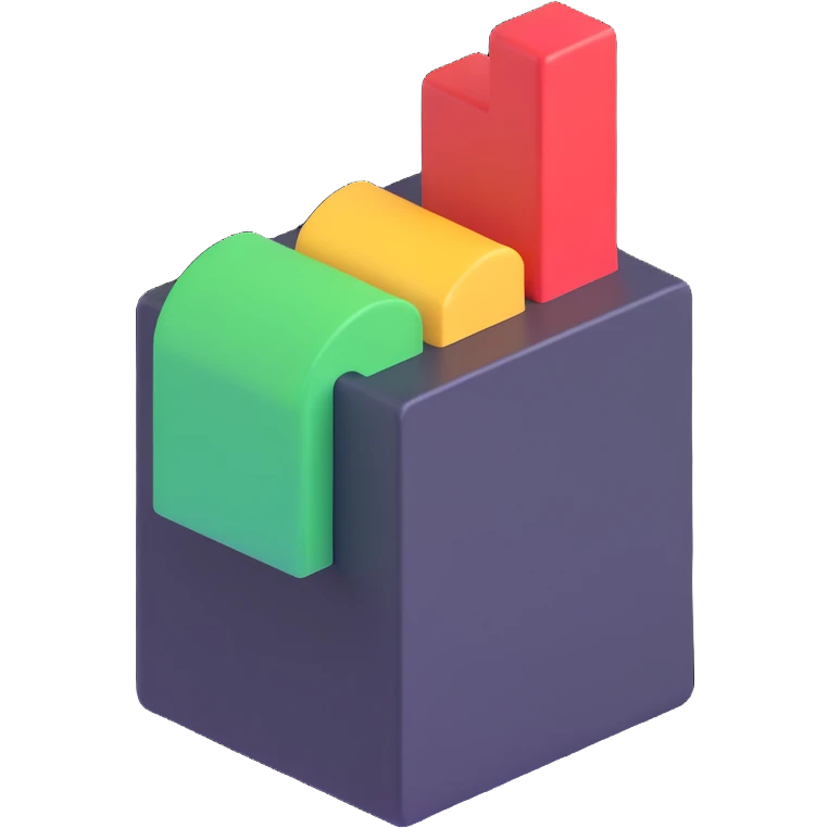 admin icon, 3D style, tech-inspired emoji